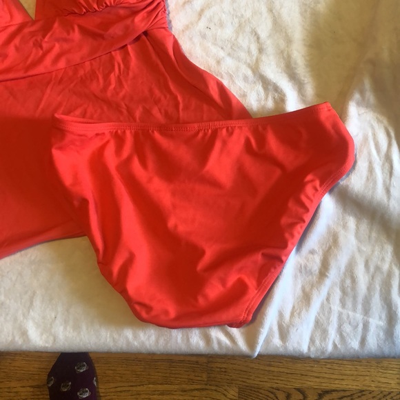 Lauren Ralph Lauren Swim Coral Ralph Lauren Tankini Like New Size 6